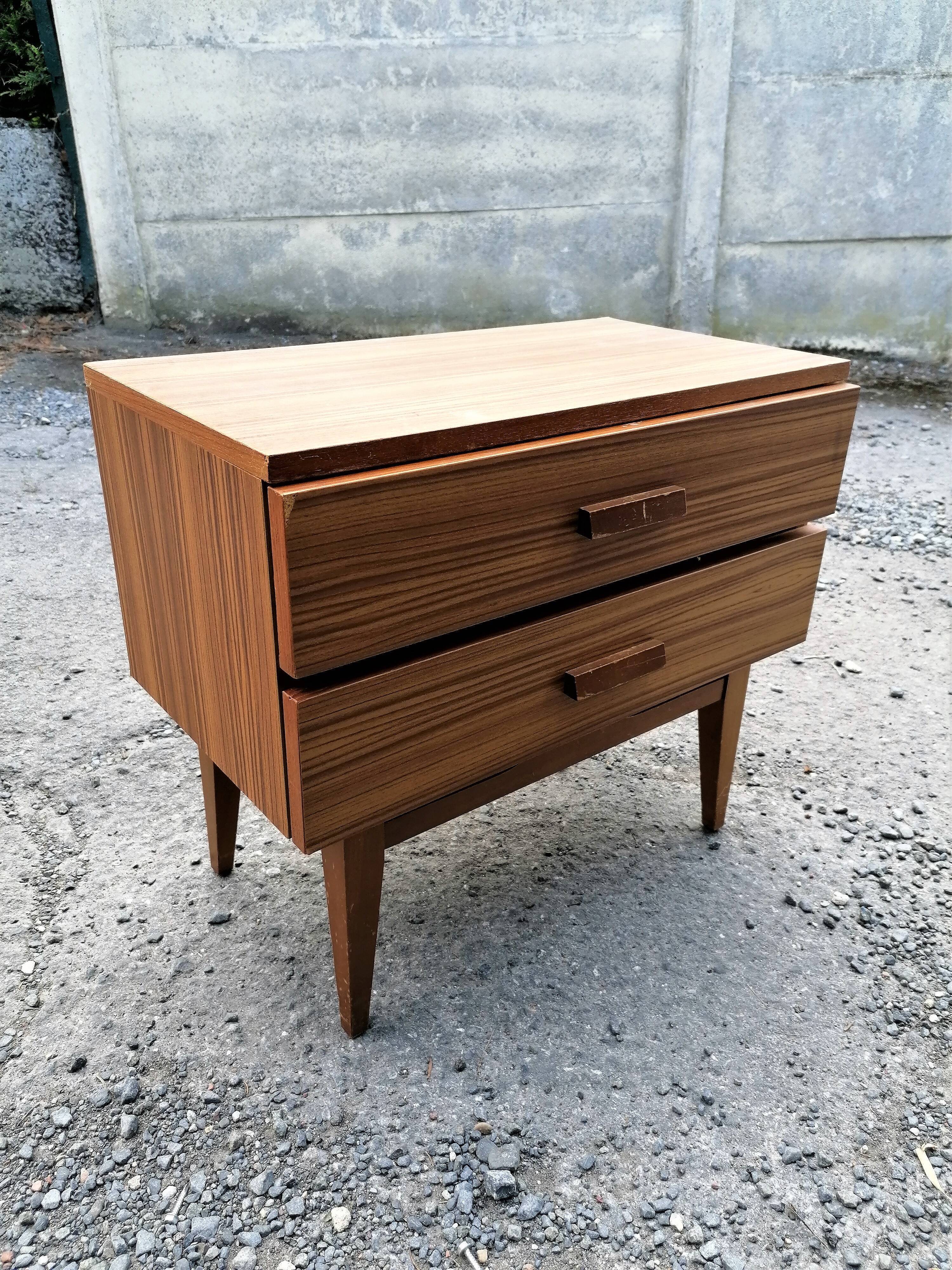 Bedside table scandinavian vintage design