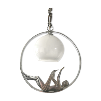 Suspension art déco à la danseuse design années 30