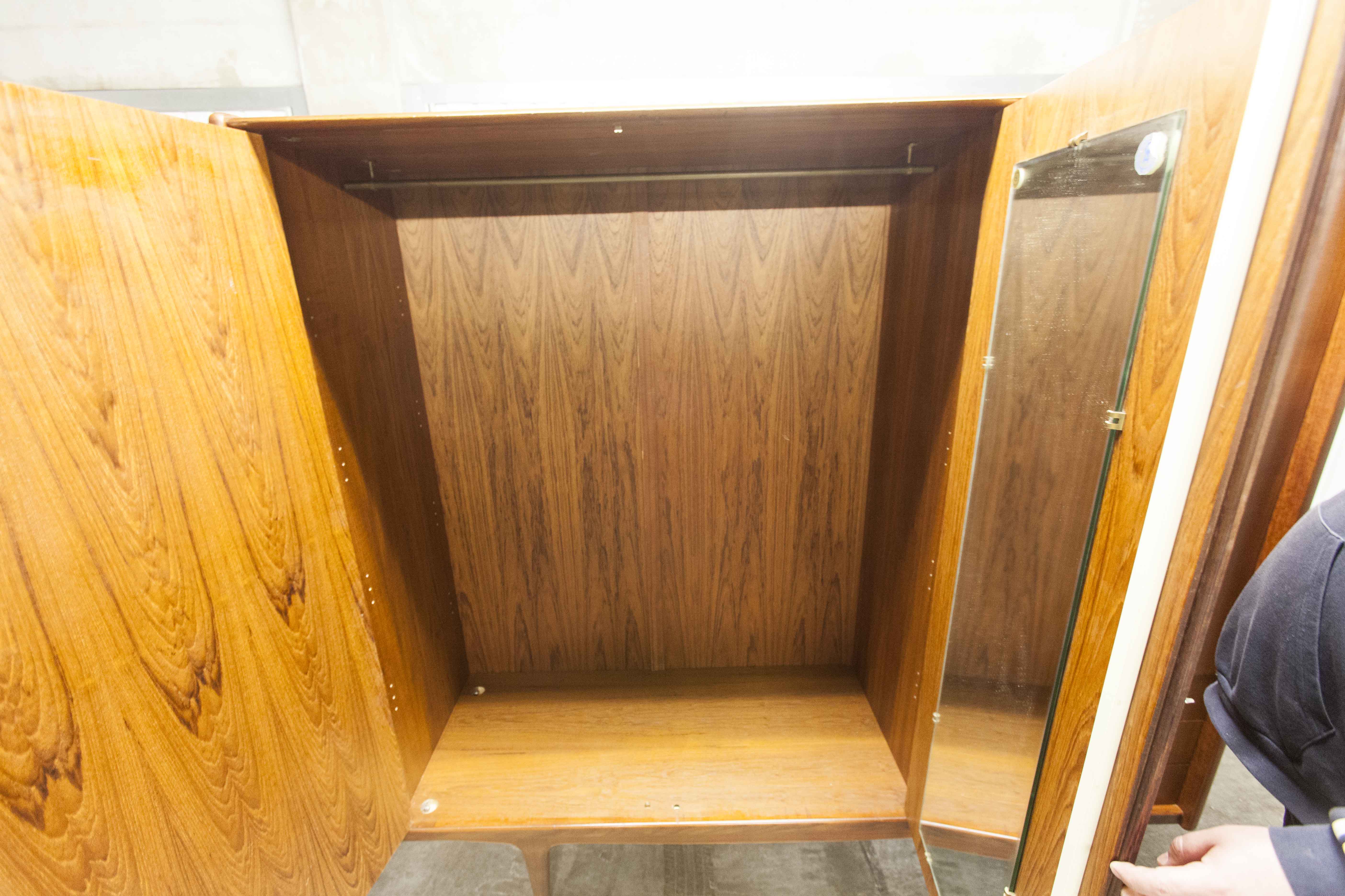 Scandinavian wardrobe 1960 Simat teak