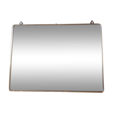 Golden patinated wardrobe mirror