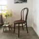 Chaise bistrot Fischel en bois courbé