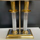 Hollywood Regency bouillotte lamp from the 1970s.