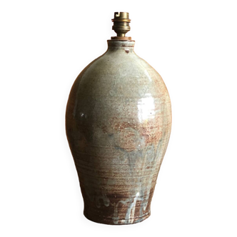 Sandstone lamp base.