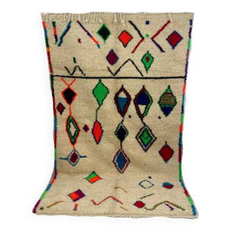 Handmade Moroccan Berber carpet 250 x 148 CM