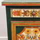 Large hand-painted Provençal folk art cabinet by a Provençal artist, 1970s