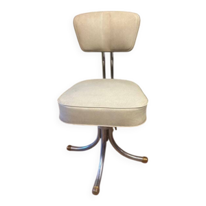 Chaise de bureau vintage - cuir