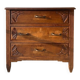 Authentic brown solid wood chest of drawers