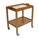 Light wood service and removable top from the 60s and 70s.