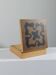 Vintage handmade wooden box with inlays