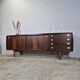 Buffet vintage en palissandre danois H.P. Hansen, meuble TV des années 60.
