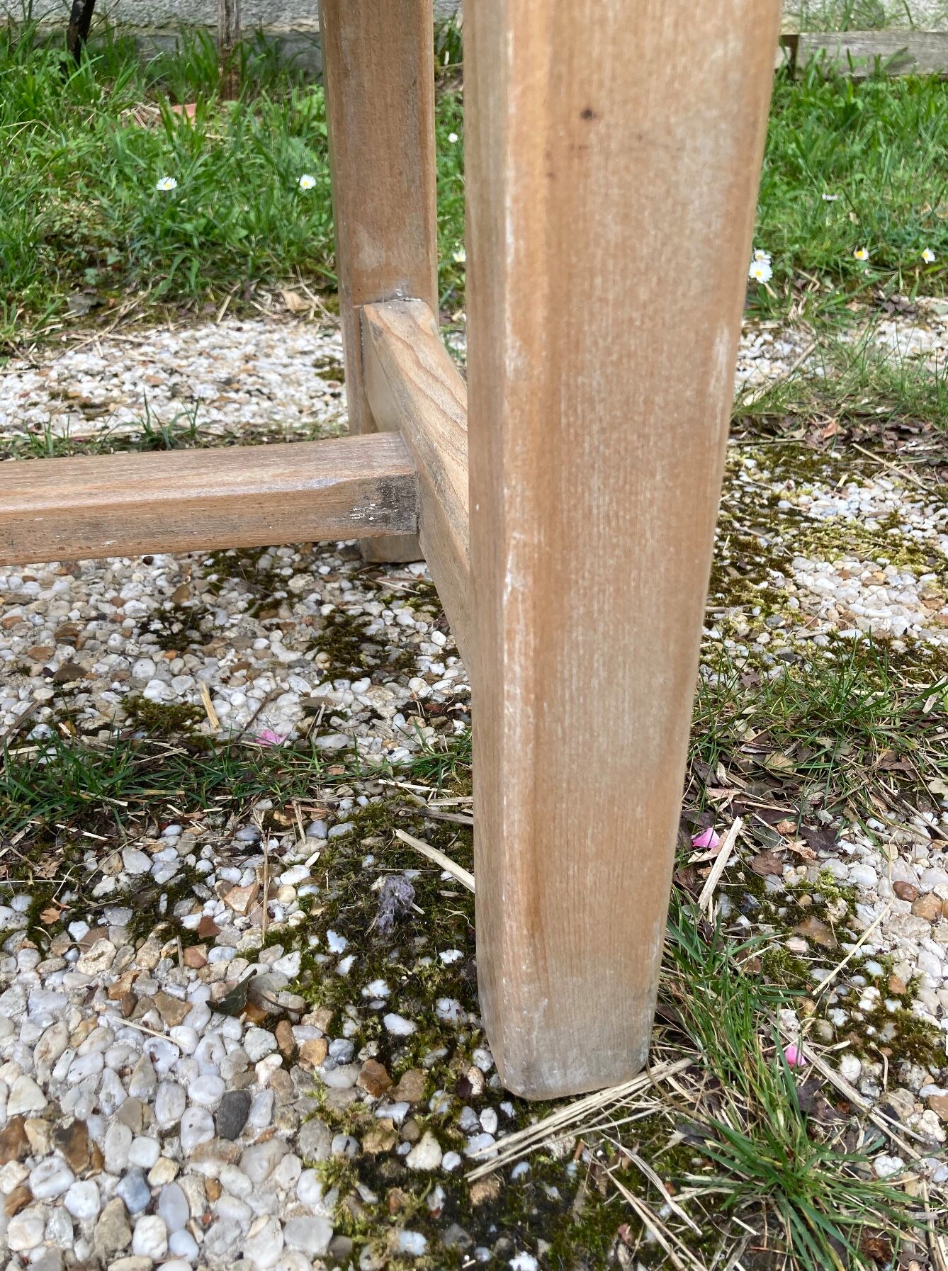 Antique solid wood desk