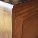 Bibliothèque Art Déco en bois de l'école de La Haye, années 1930