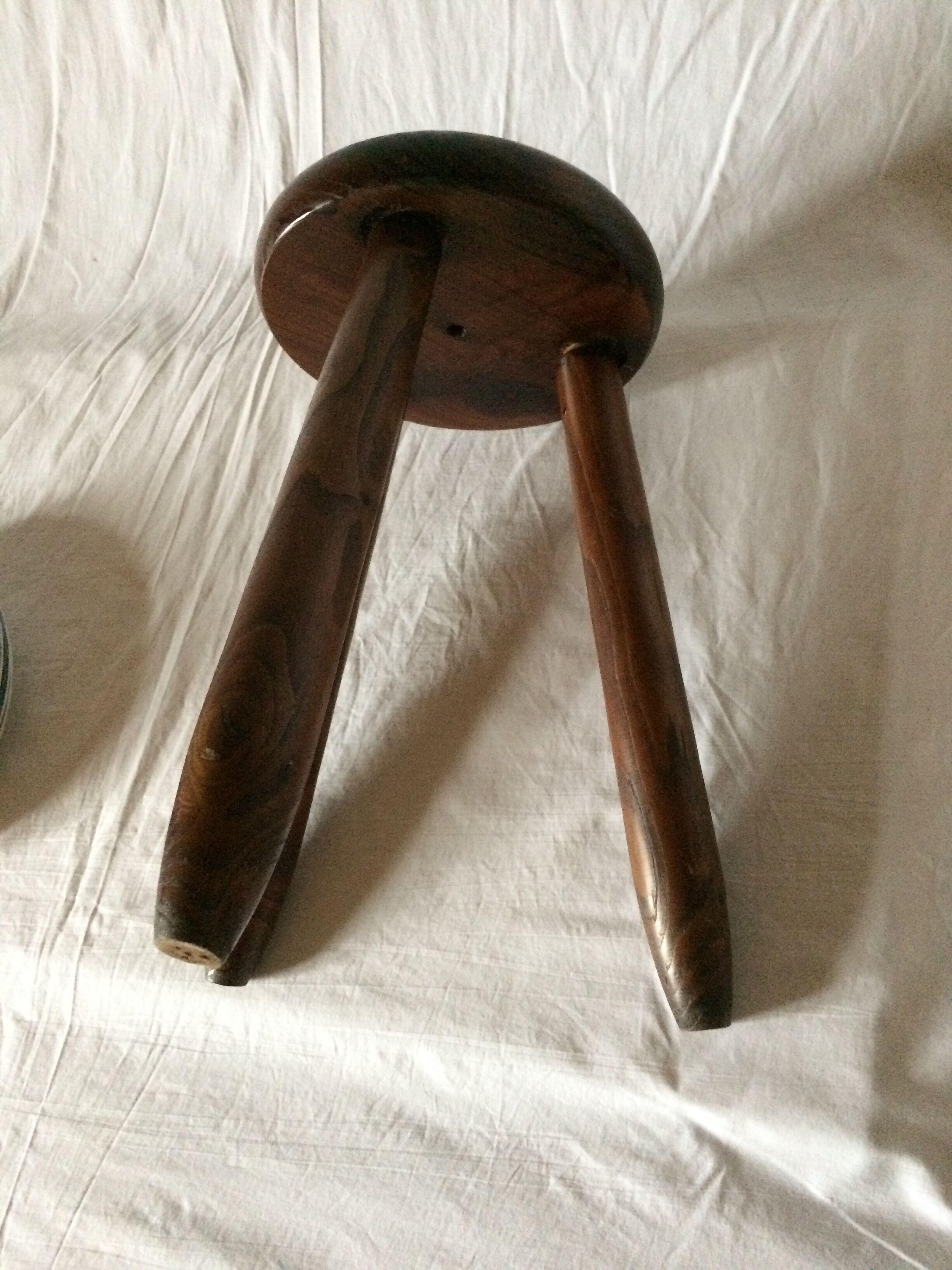 Vintage tripod stool