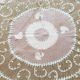 Vintage hand-embroidered tablecloth 140x158 cm