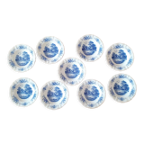Assiettes creuses Sarreguemines  "romantic"