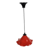 Vintage - 'Tulip' - enamel - metal - pendant lamp - 80s