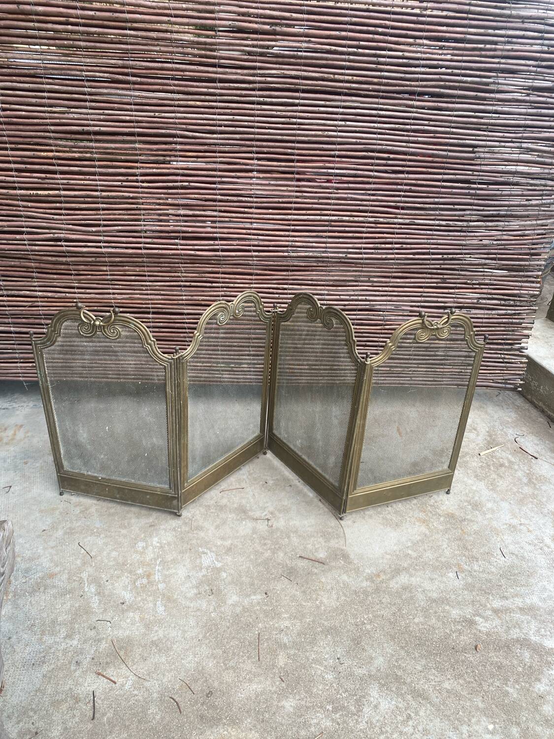 Brass Fire Screen