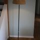 Lampadaire moderniste métal bois