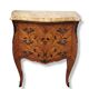 Curved chest of drawers Louis XV style