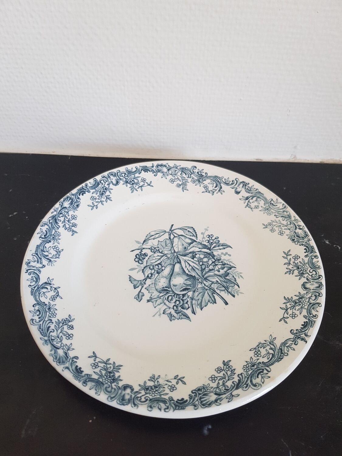 Earthenware plate terra iron model clairefontaine