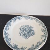 Earthenware plate terra iron model clairefontaine