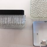 Set of 2 square wall or ceiling lights Holophane DC60