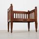 Large Arts & Crafts oak side chair, Belgium ca. 1915