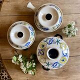 Set of 3 vintage serving dishes from the Flamingo series by Stavangerflint