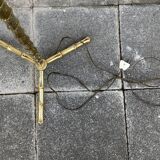 Bamboo bronze  lamp 1950