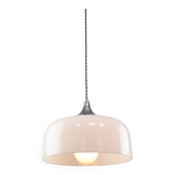 Suspension blanche Space Age de Guzzini, années 1960