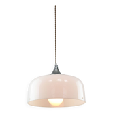 Space Age White Pendant Lamp from Guzzini, 1960s