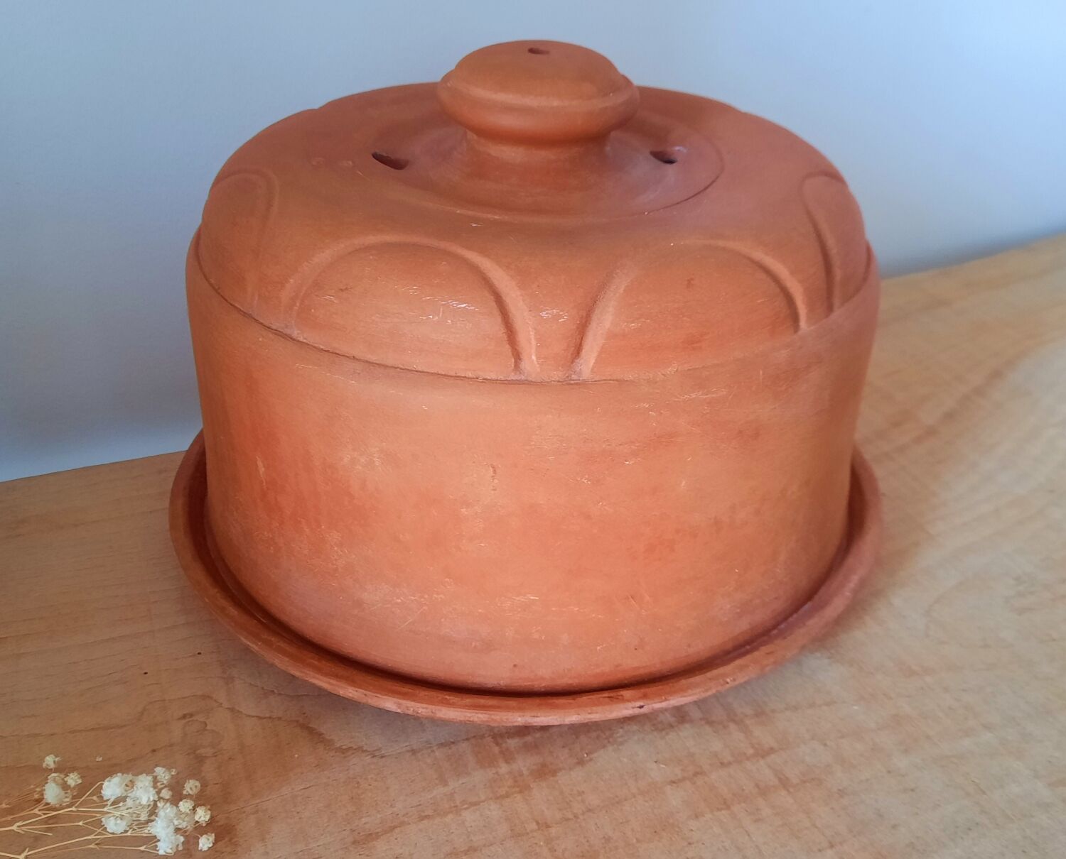 Terracotta butter bell