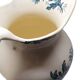 Ancien Grand Broc de Toilette Saint Amand Et Hamage St Anonyme Pivoine Vert
