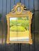 Large Mirror with Entwined Doves, Louis XVI, Gilded and Painted Wood, 18th Century