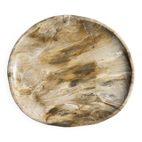 Petrified wood bowl or dish D27x24 -3319