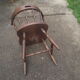 Fauteuil de bistrot en bois des années 60