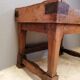 Ancien table billot de boucher trussant & cie, 1960