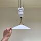 Opaline art deco suspension / rise and fall