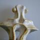 Surreal ceramic sculpture in relief signed to be identified.