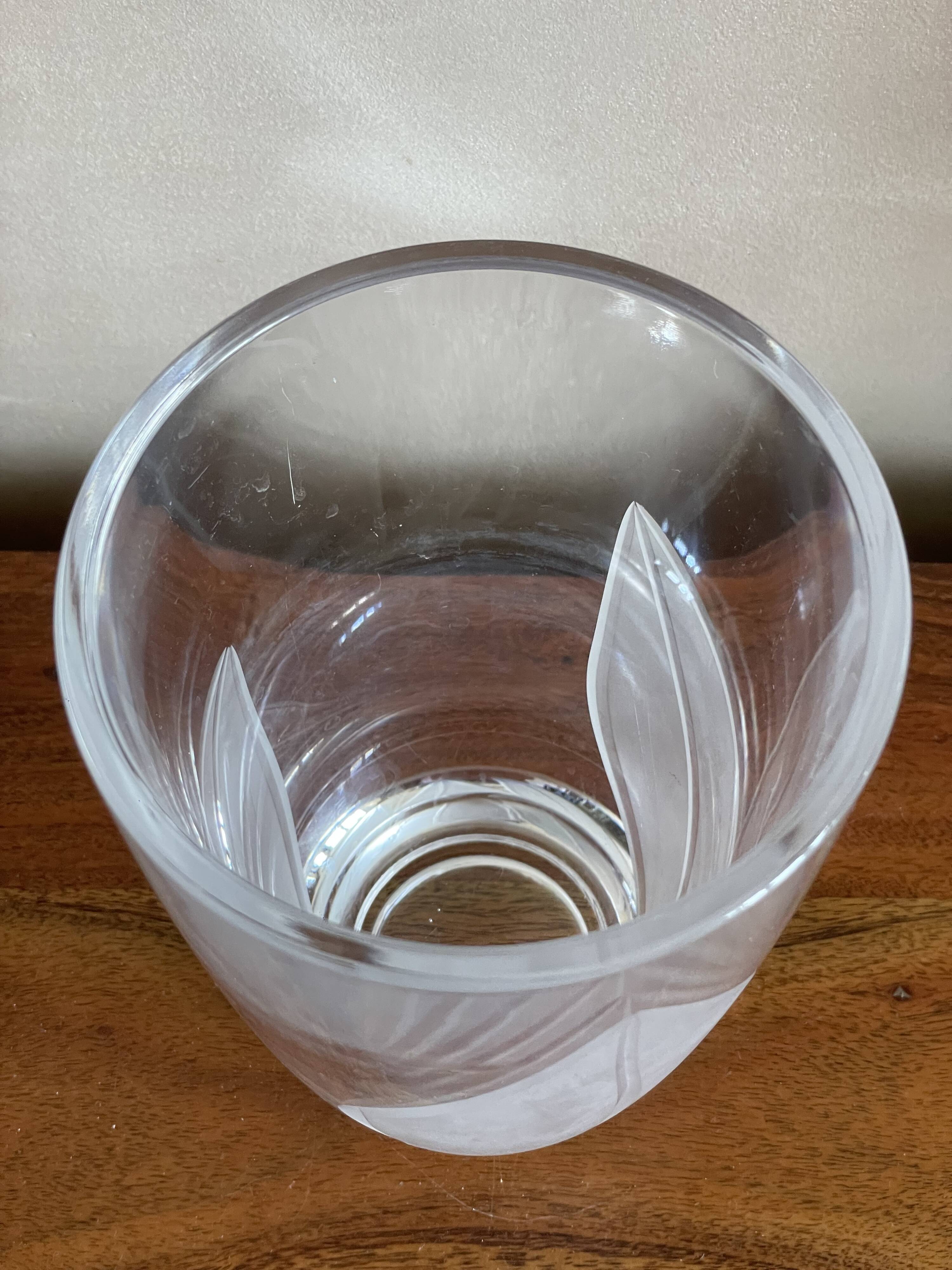 Crystal vase