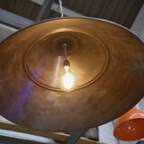 Bekaert large metal saucer pendant lamps