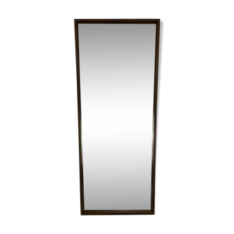 Miroir scandinave 81x36 cm asymétrique trapèze années 60