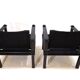 Bofinger set of 2 Farmer lounge chairs with table by Gerd Lange, 1960