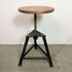 Black Industrial Workshop Swivel Stool, 1960s