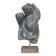 Abstract dolomite stone sculpture by Ineke van Zuuren, Netherlands, 1980s