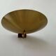 Vintage wall light with dimmer, brass, France 1980