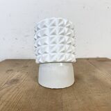Vintage White Porcelain Wall Light, 1970s