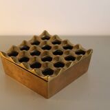 Vintage solid brass ashtray by Holger BACKSTROM and Bo LJUNGBEG