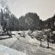 Old XXL black and white mountain photography