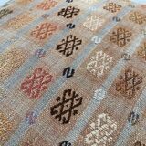 Vintage Turkish KIlim Cushion Cover, 60x60 cm